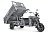 Грузовой электрический трицикл Rutrike D5 1700 гидравлика (60V1200W) (Серый-2797)