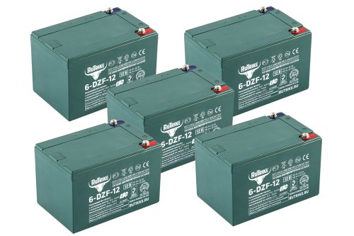 Комплект тяговых аккумуляторов RuTrike 6-DZF-12 (60V12A/H C2)