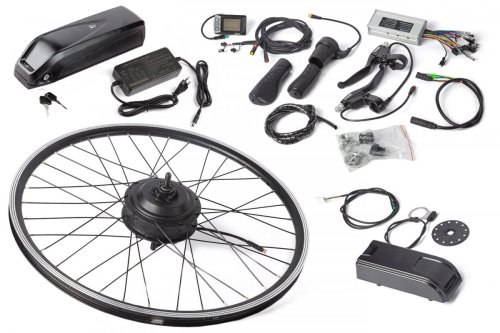 Мотор-колесо (комплект) 36V 350W LCD 26" передний + АКБ 36V 7,8Ah (HL)
