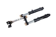 Передняя амортизационная вилка в сборе с траверсами Rutrike РЕЙС 2025