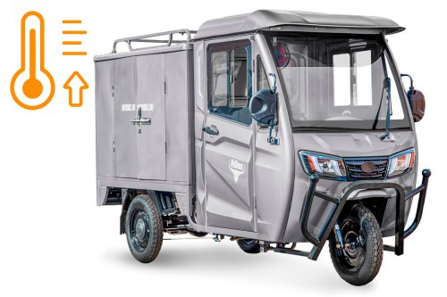 Грузовой электротрицикл Rutrike КАРГО Кабина Дуал